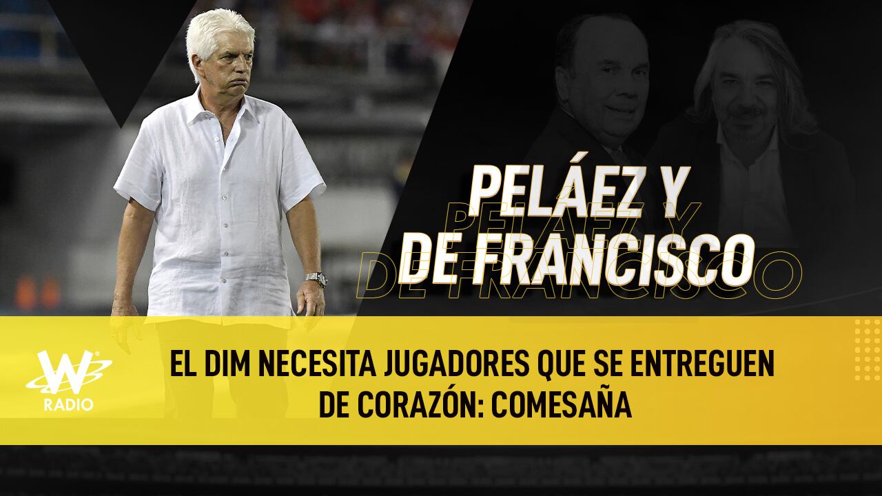 Julio Comesaña, entrenador del Independiente Medellín