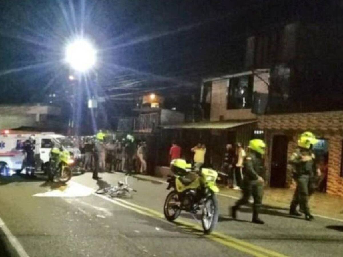 Una persona muerta y otra más herida dejó un hecho de sicariato en Chinchiná, Caldas
