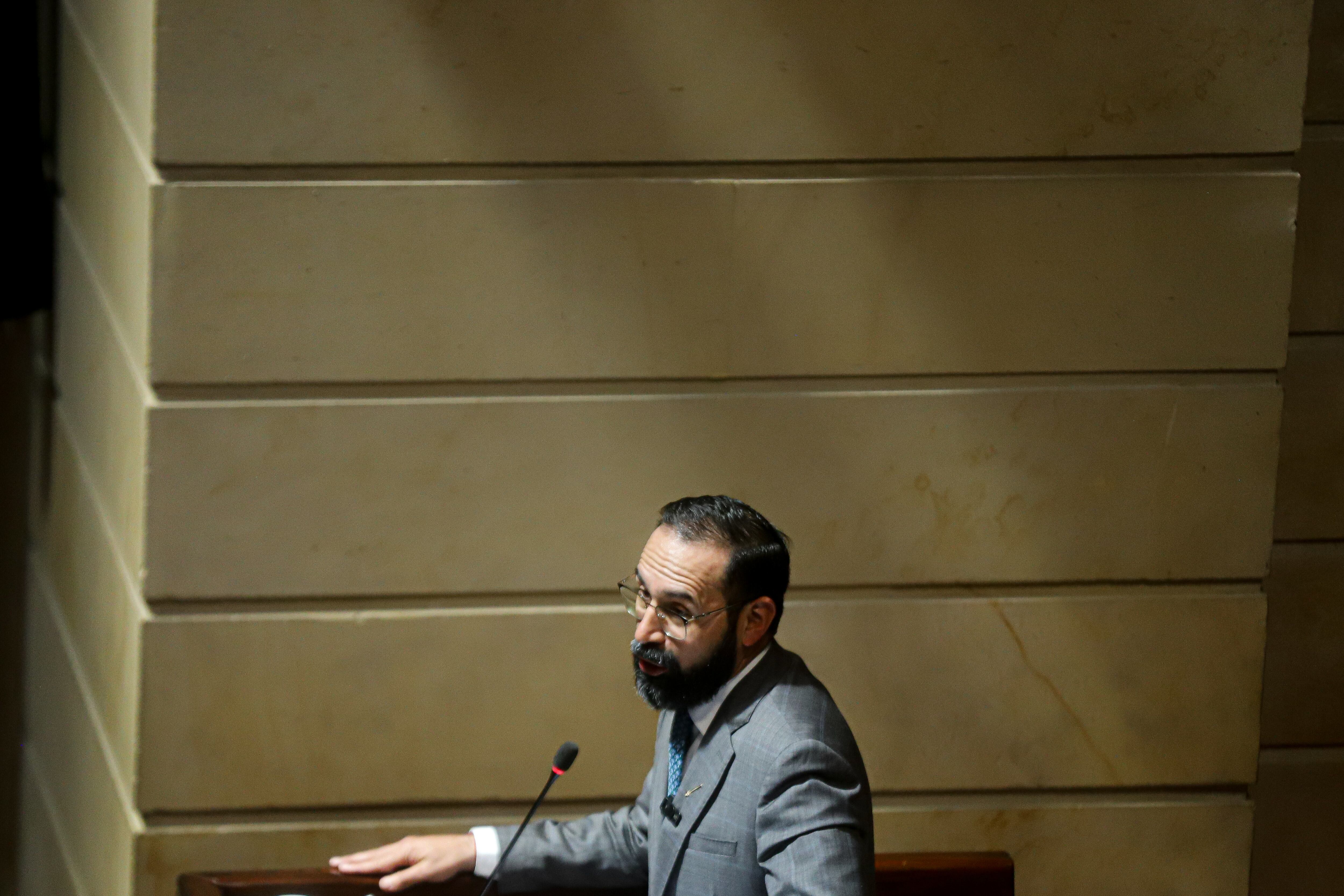 Bogotá. Agosto 6 de 2024. En la Cámara de Representantes del Congreso de la República se llevó a cabo la moción de censura al Ministro de Minas y Energía Andres Camacho. (Colprensa - Lina Gasca)