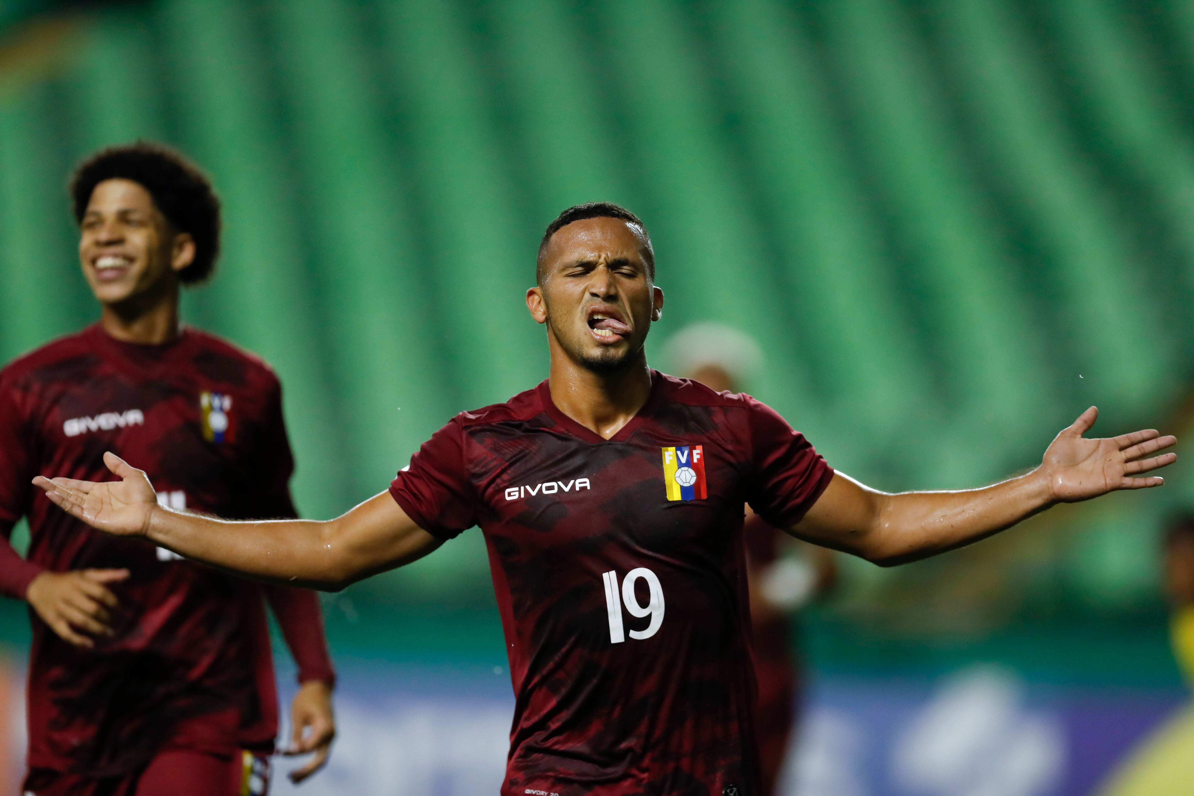 Partido entre Venezuela - Ecuador. Foto: EFE.