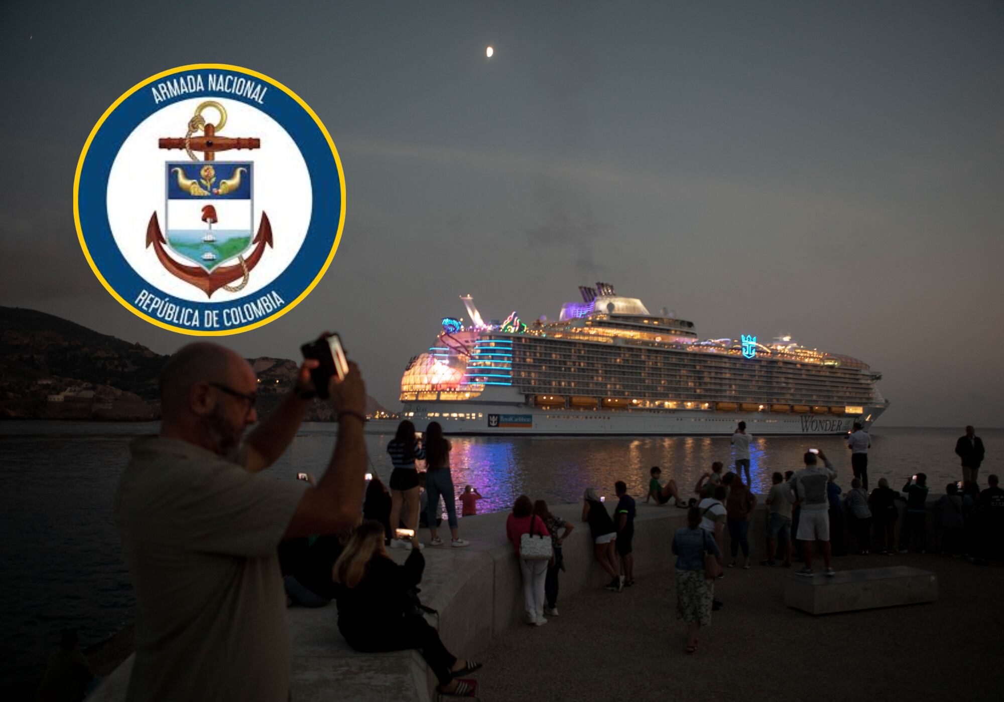 Armada Nacional evacuó a adulta mayor de un crucero en el mar Caribe. Imagen de referencia. Foto: Getty Images/ Armada Nacional.