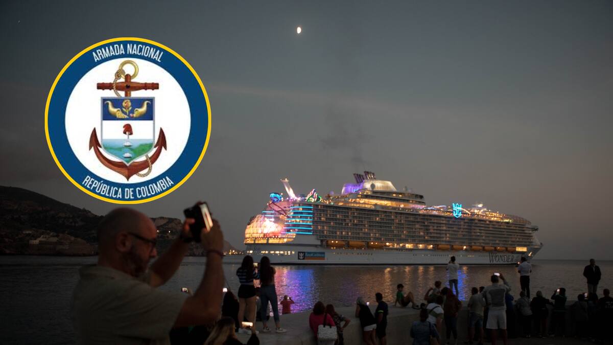 Armada Nacional evacuó a adulta mayor de un crucero en el mar Caribe