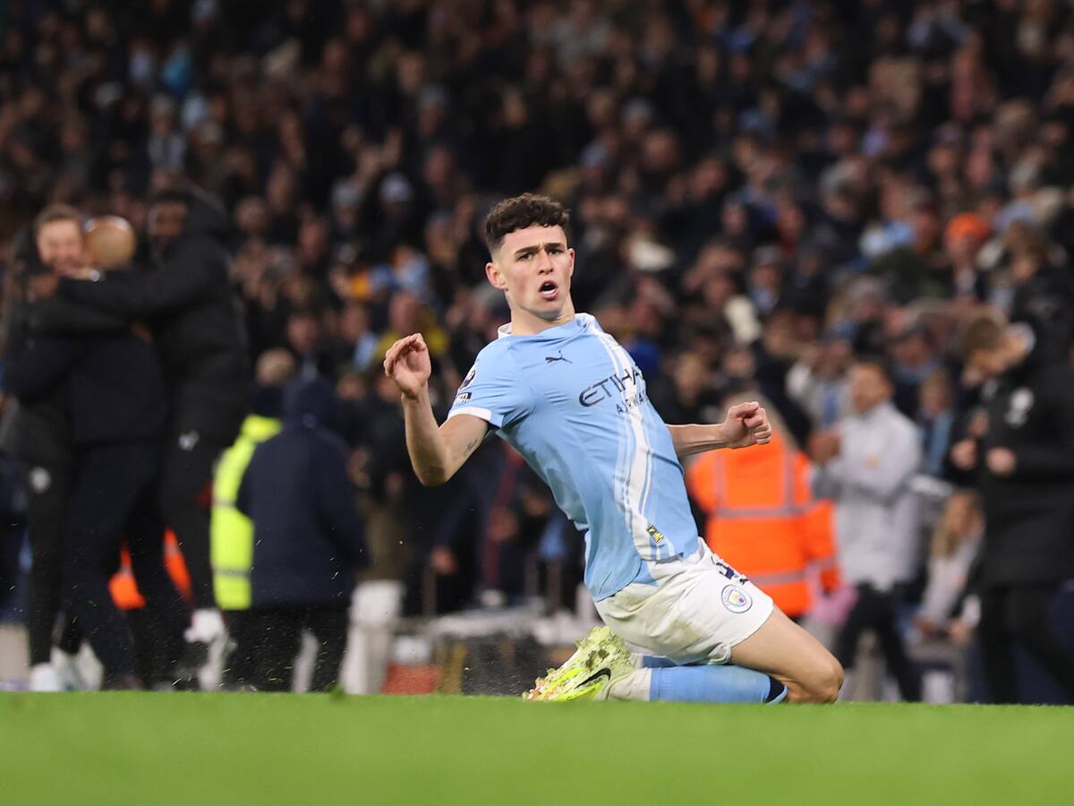 Manchester City sufrió y ganó 3-2 al Leeds United: Foden anotó al minuto 90