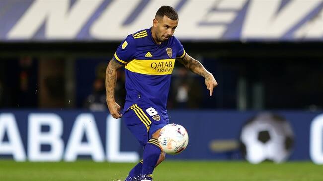 Edwin Cardona, jugador de Boca Juniors y de la Selección Colombia. Foto: Daniel Jayo - Pool/Getty Images