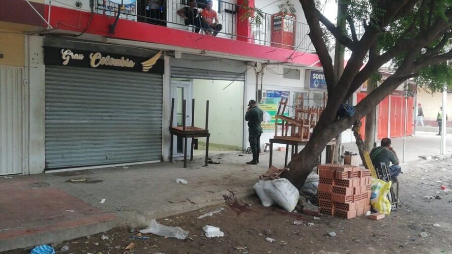 Doce personas resultaron heridas por lanzamiento de una granada en frontera: Policía . Foto: Policía