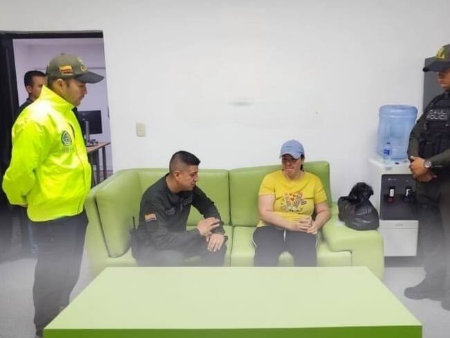 Docente liberada en Convención. / Foto: Cortesía.