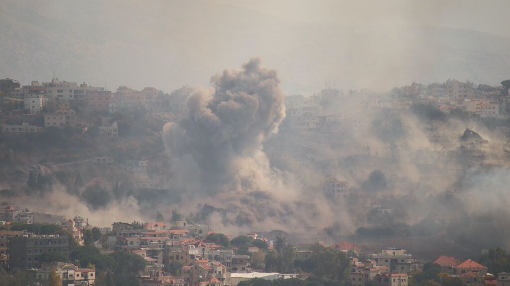 Bombardeos en el LÍbano. I Foto: Ramiz Dallah/Anadolu via Getty Images.