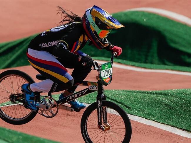 Mariana Pajón, bicicrosista colombiana. Foto: Colprensa