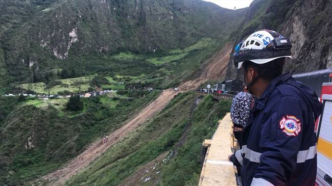 Taponamiento en Nariño. Foto: Colprensa