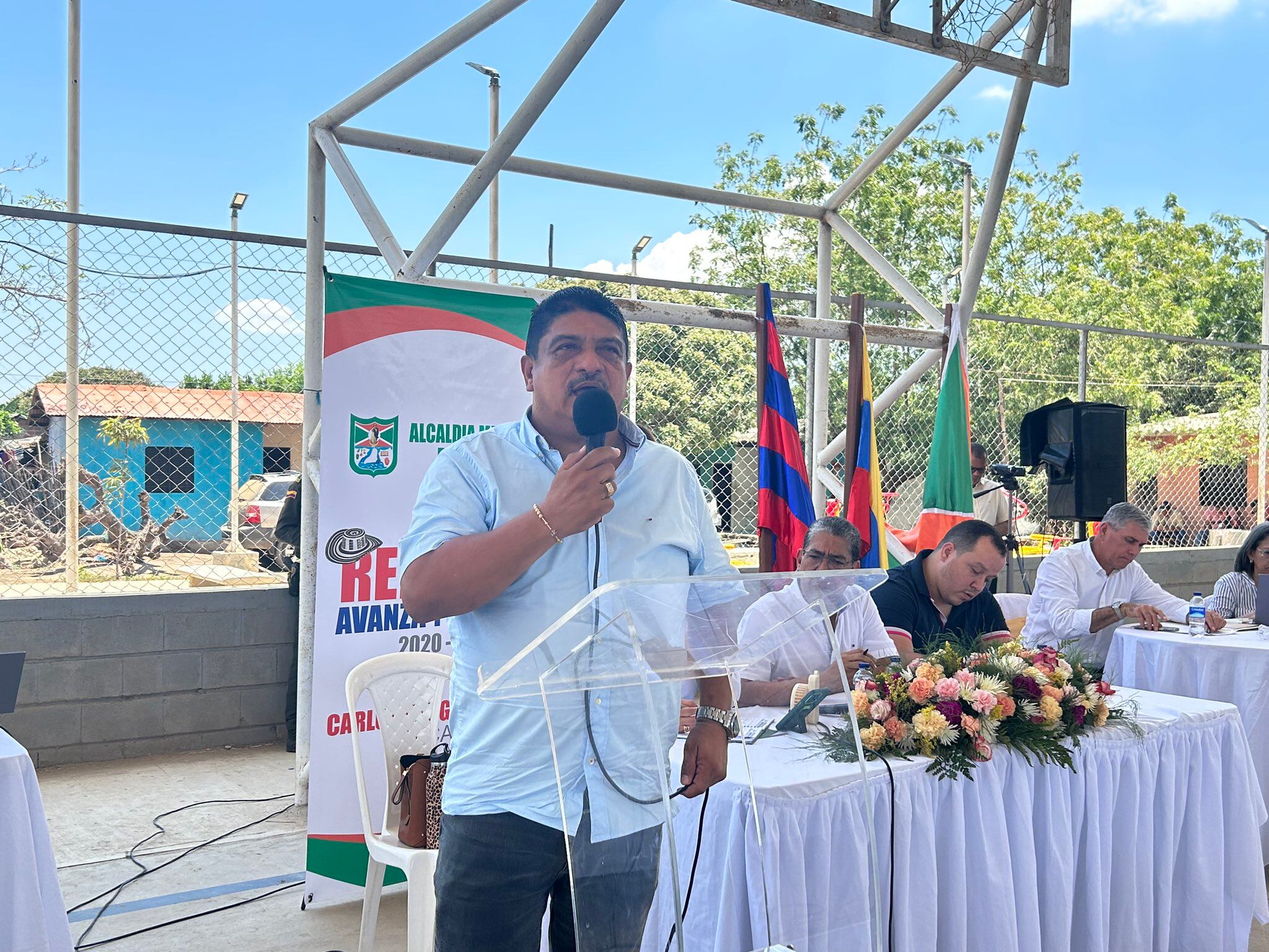Intervención del alcalde de Sitionuevo, José Alcides Manga. Foto: Cortesía: Asamblea del Magdalena