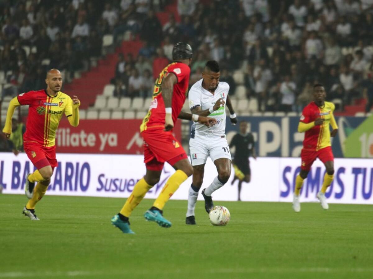 Pereira y Once Caldas empataron 1-1 en el clásico cafetero de la liga colombiana