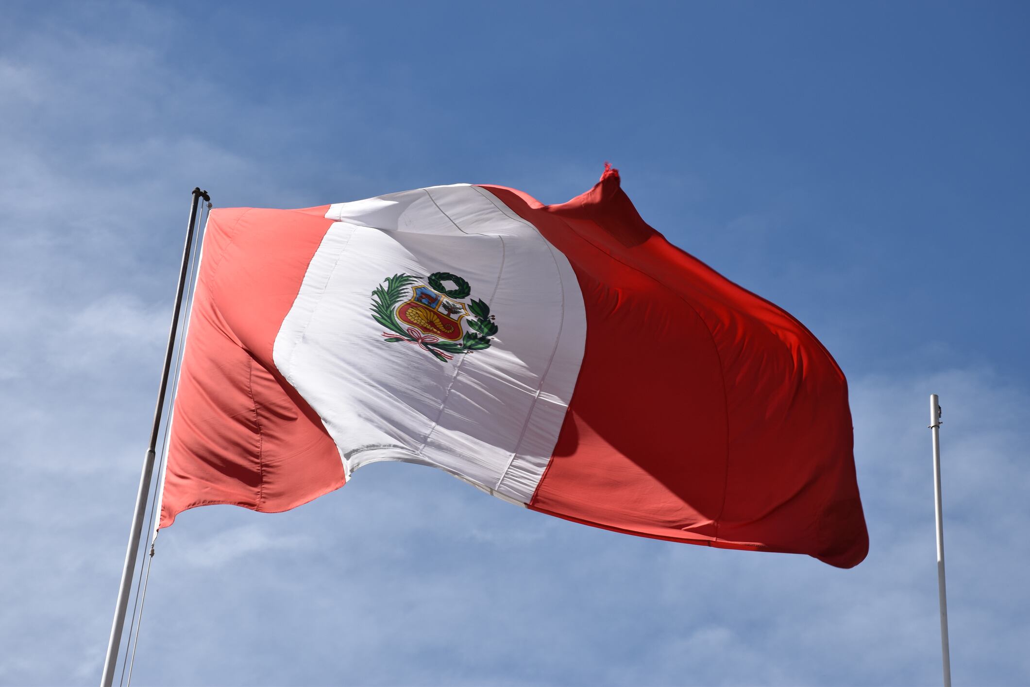 Bandera Perú: Foto: GettyImages.