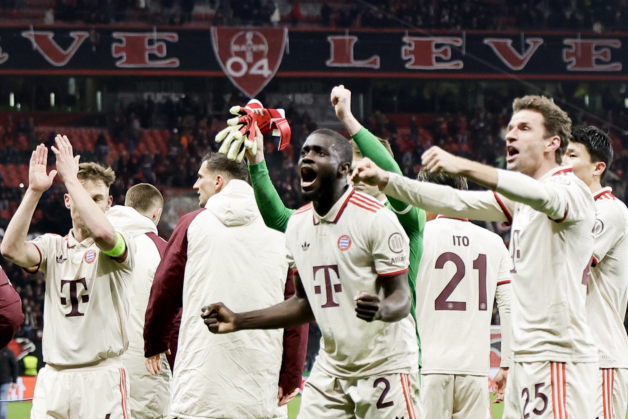 Jugadores del Bayern Múnich. Foto: EFE/EPA/FRIEDEMANN VOGEL