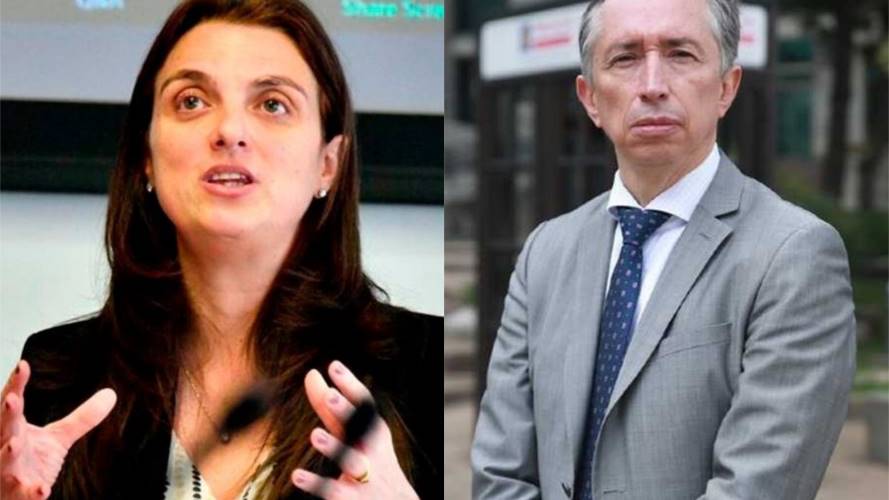 Exministra Karen Abudinen y Gabriel Jaimes. Créditos: Colprensa