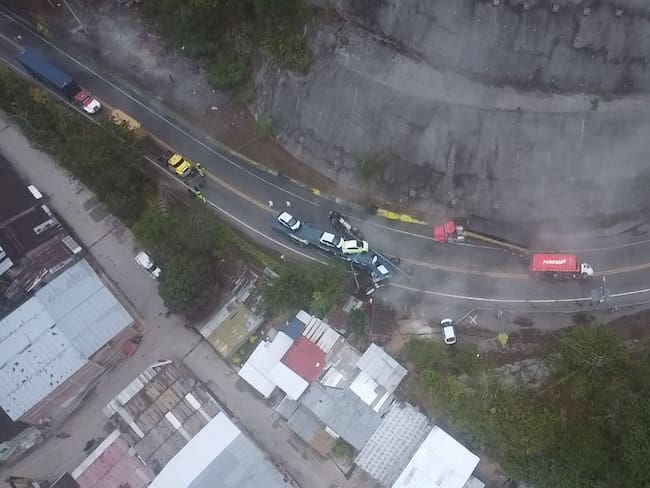 Las autoridades han reportado la muerte de una persona. Foto: Bomberos Dagua
