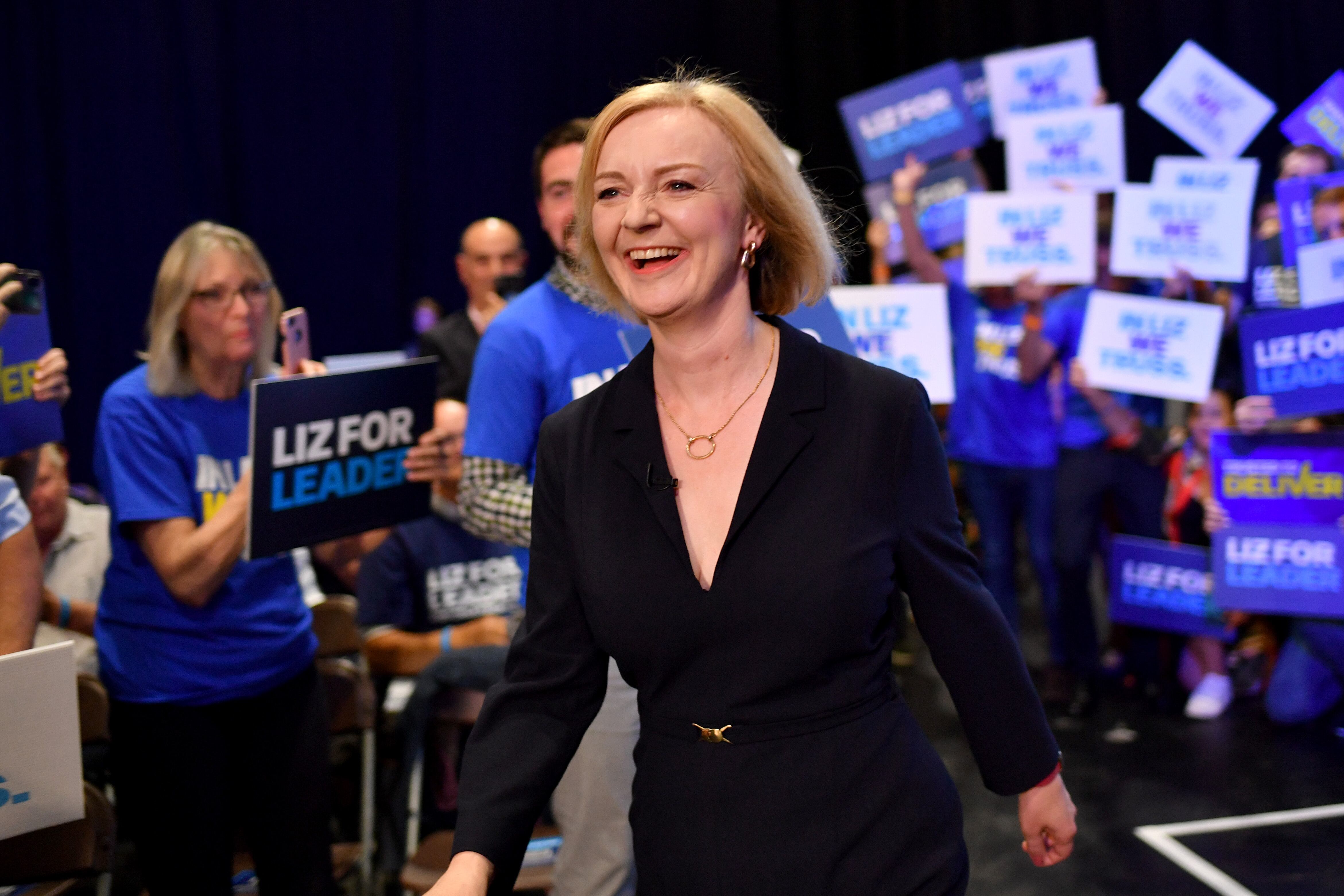 Liz Truss. (Photo by Anthony Devlin/Getty Images)
