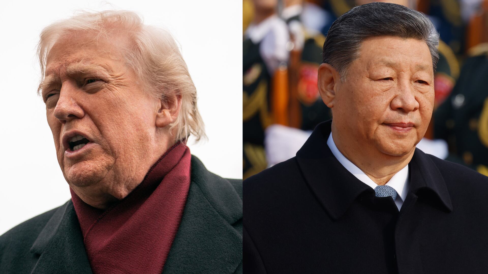 Presidente de Estados Unidos, Donld Trump, Presidente de China, Xi Jinping. Foto: Allison Robbert/For The Washington Post via Getty Images/ Maxim Shemetov-Pool/Getty Images