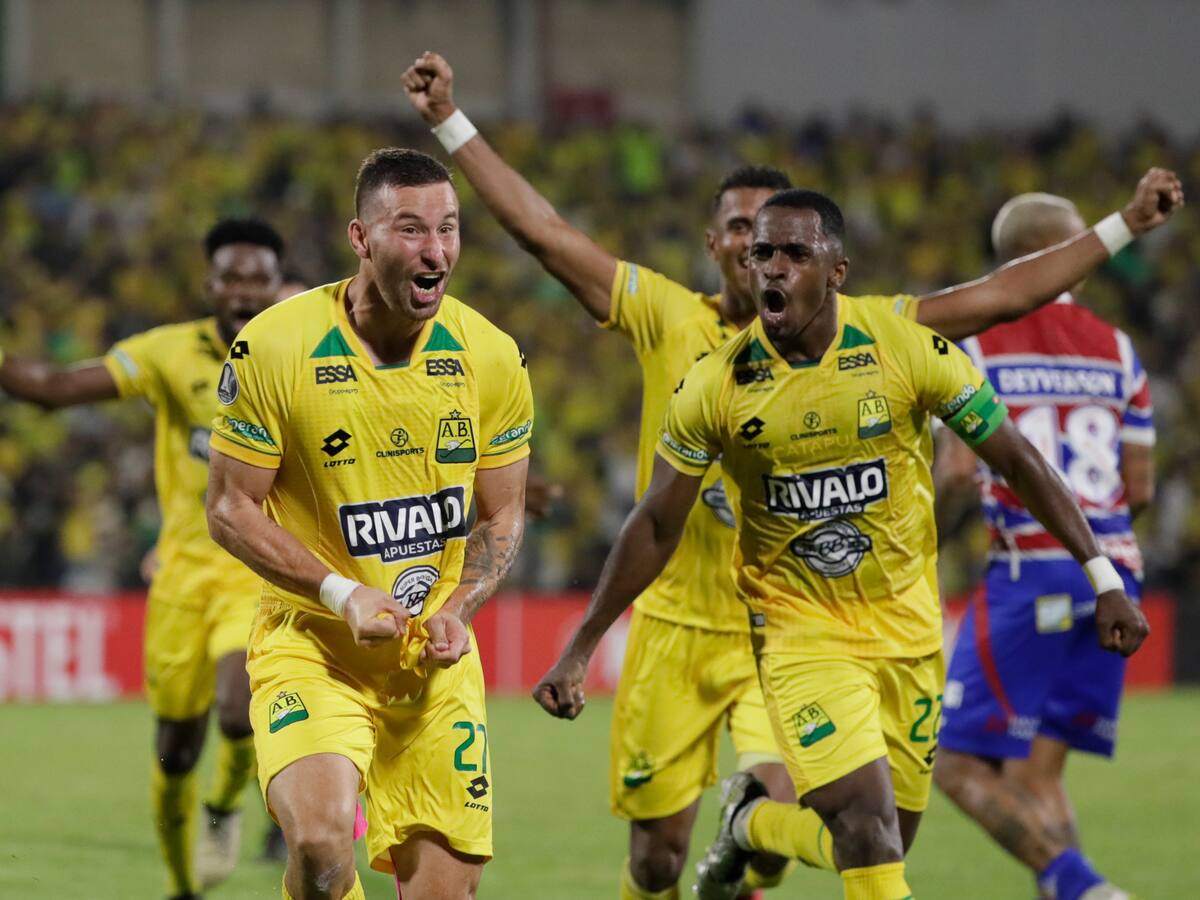 Bucaramanga rescató un punto de local y empató 1-1 contra Fortaleza, de Brasil, en Copa Libertadores