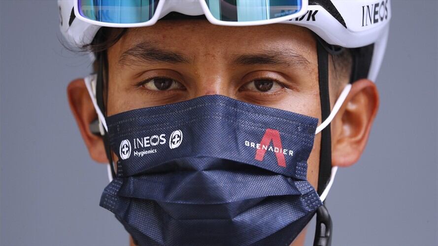 Egan Bernal está indignado tras la muerte de un ciclista en Chía. Foto: Getty