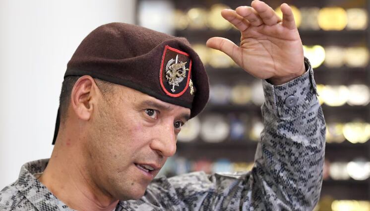 El general Pedro Sánchez (Photo by Daniel MUNOZ / AFP) | Foto: AFP