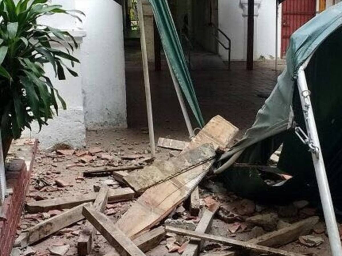 Como un daño mínimo y fortuito calificó la Universidad de Cartagena el desplome del techo