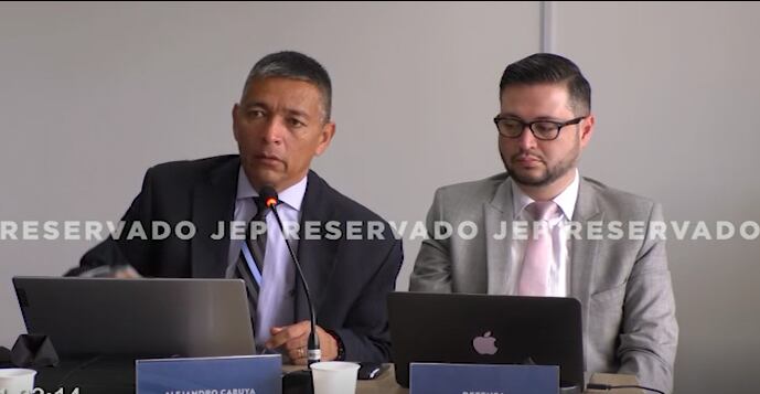 Coronel Cabuya. Cortesía: Reservado JEP