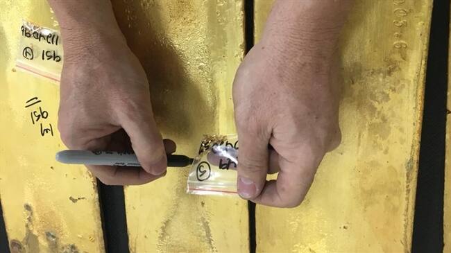 Los lingotes de oro fueron transportados desde el Banco de la República . Foto: Cortesía