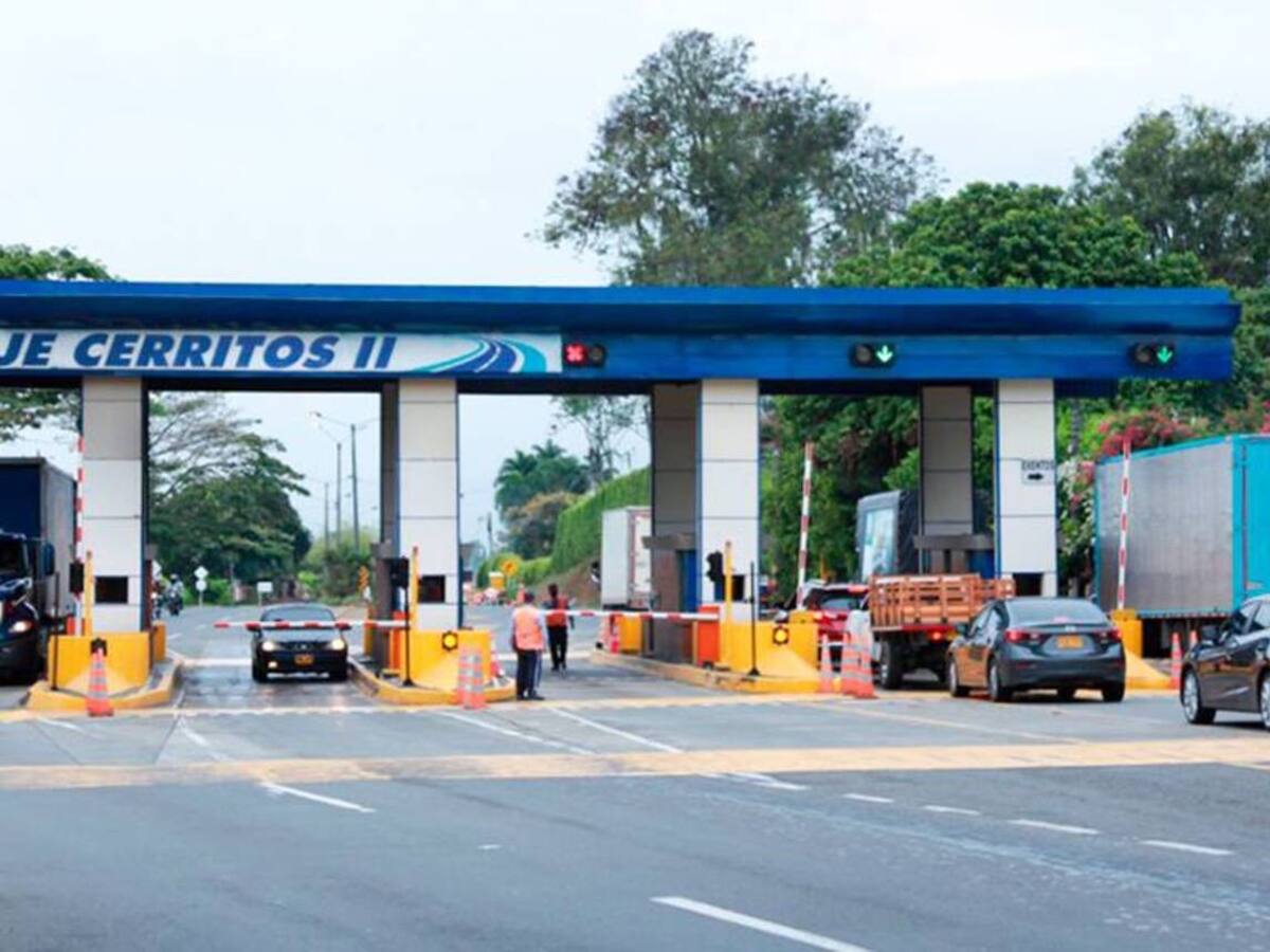 En un 58 % se reducirá el cobro de los peajes de Circasia y Cerritos ll en Risaralda