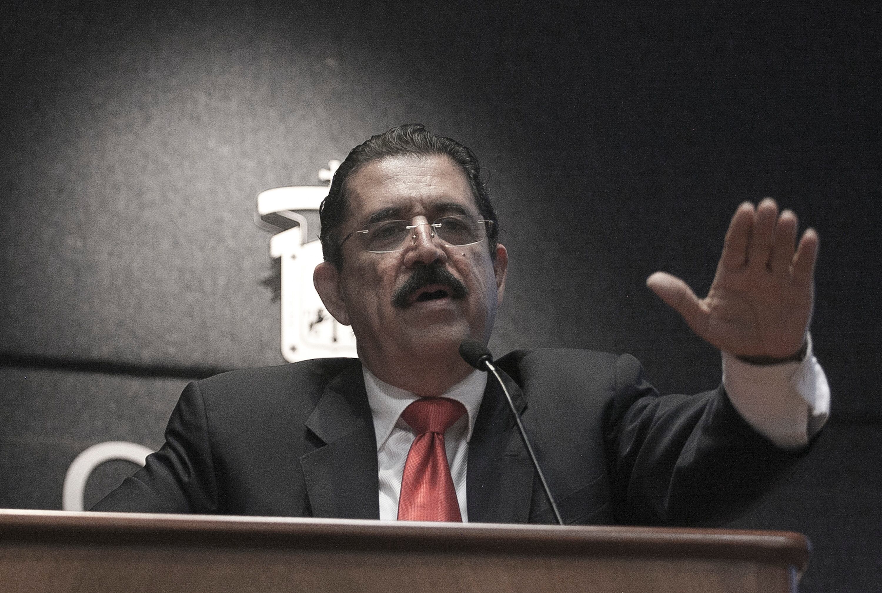 El expresidente de Honduras, Manuel Zelaya, durante julio de 2014. FOTO: Leonardo Alvarez/LatinContent vía Getty Images