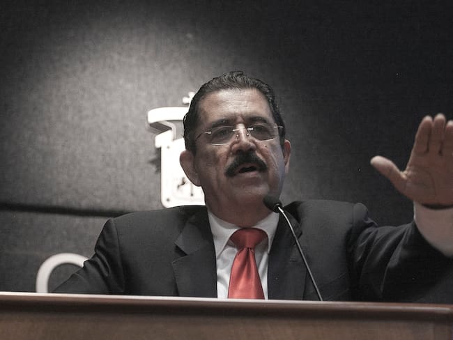 El expresidente de Honduras, Manuel Zelaya, durante julio de 2014. FOTO: Leonardo Alvarez/LatinContent vía Getty Images