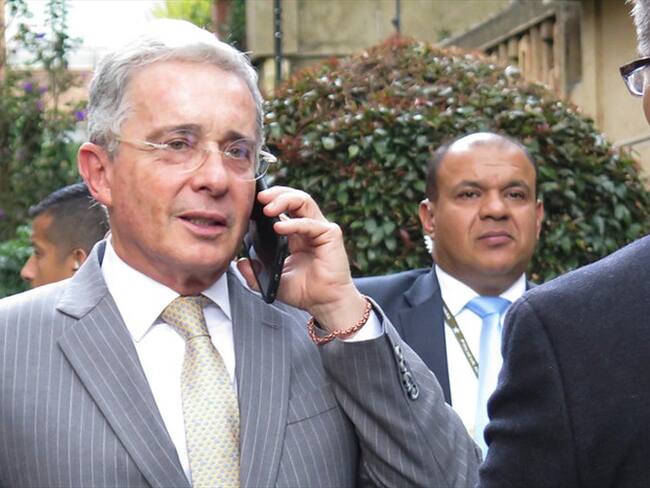 Álvaro Uribe Vélez, senador del Centro Democrático y expresidente de la República. Foto: Colprensa/Juan Páez