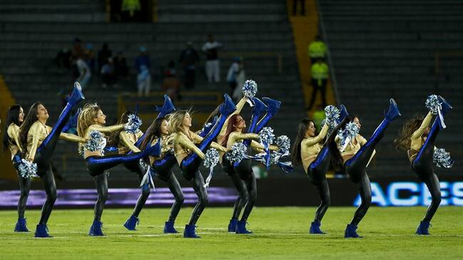 Luisa Fernanda Ovalle era una porrista de Millonarios. Foto: Colprensa
