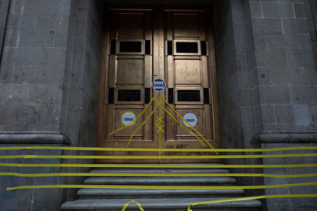 Suprema Corte de México en paro. I Foto: Gerardo Vieyra/NurPhoto via Getty Images.