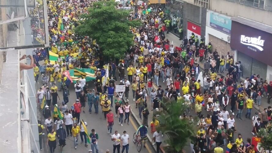 marcha paro Bucaramanga. Foto:
