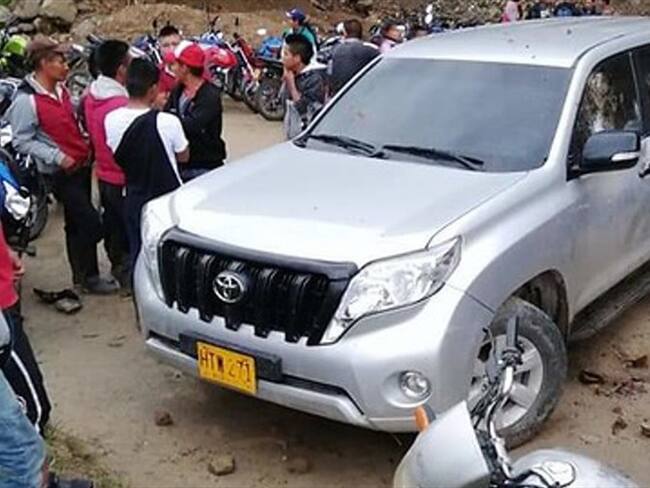 Disidencias de Farc arremetieron contra la Guardia Indígena en Toribío, Cauca. Foto: Colprensa