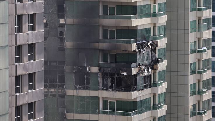 Periodista relata cómo se vivió el incendio en un edificio en Dubai: “no hubo alarmas”