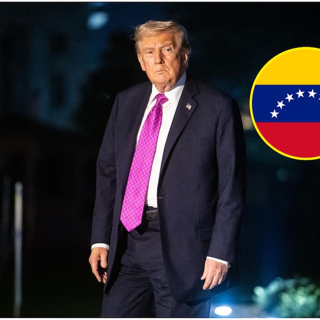 “Veremos qué pasa”: Trump al ser consultado sobre la posibilidad de un ataque contra Venezuela. Foto: EFE.