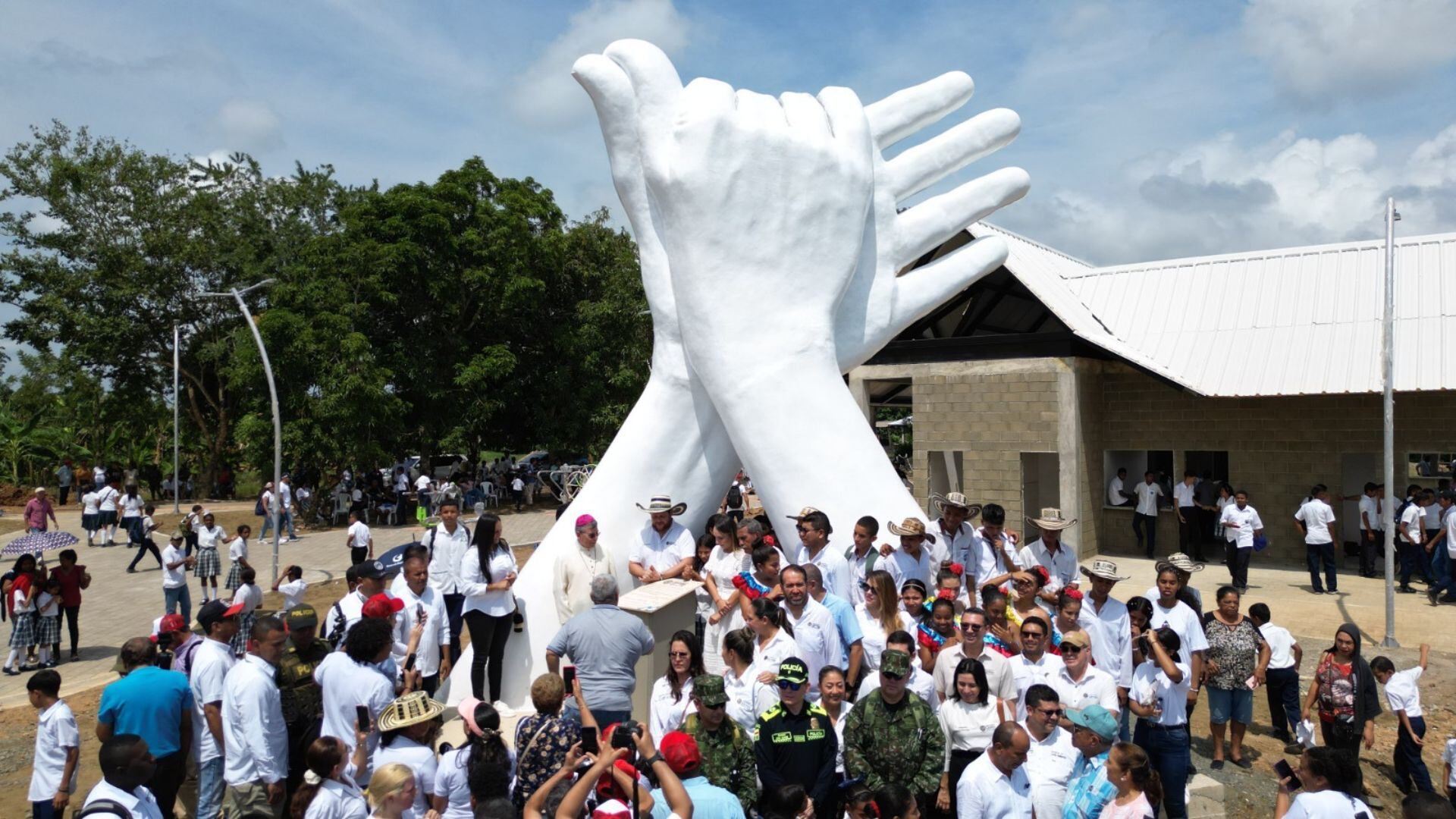 Córdoba tiene primer monumento de paz en honor a las víctimas del conflicto . Foto: Cortesía. 
