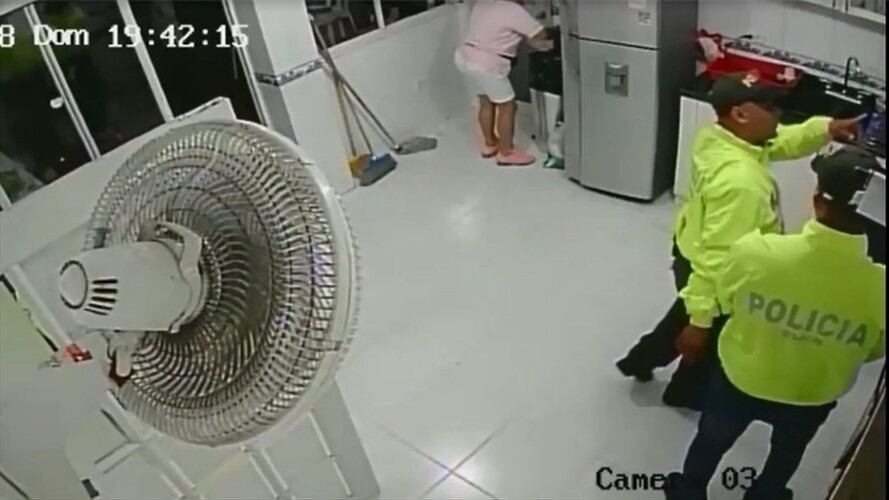 Polémico video sobre presuntas irregularidades en allanamiento a la casa de Aida Merlano. Foto: Captura de video