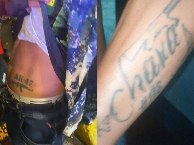 Fueron capturados siete integrantes de la banda AK-47 que delinquían en Bucaramanga. Fotos: Suministradas