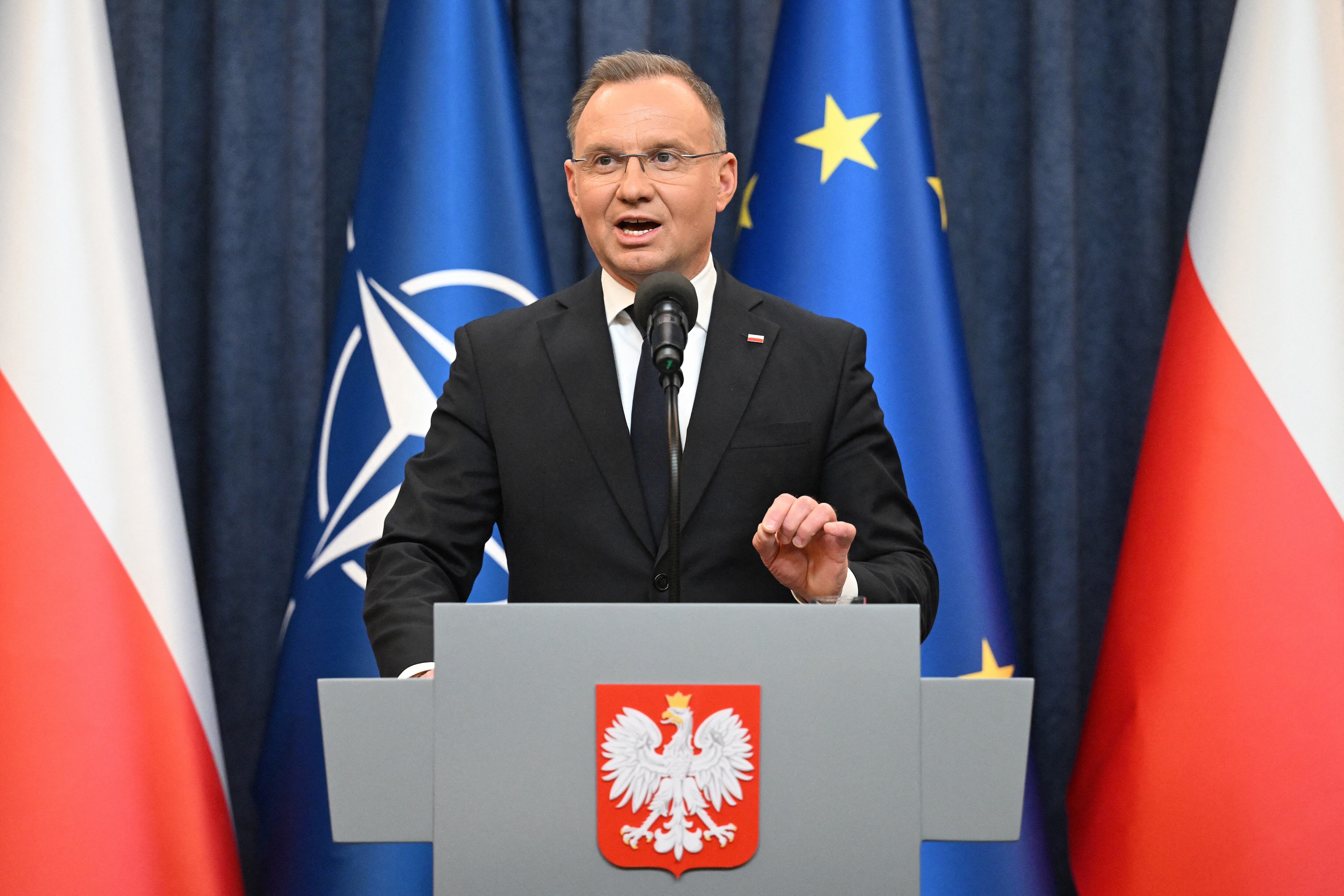 Andrzej Duda. Foto: SERGEI GAPON/AFP via Getty Images)