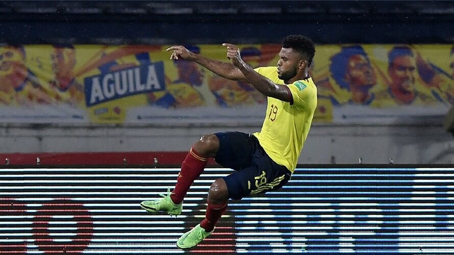 Miguel Ángel Borja, delantero del Junior de Barranquilla y de la Selección Colombia. Foto: Gabriel Aponte/Getty Images)