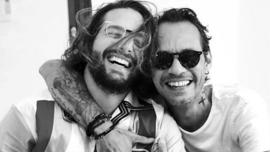 Maluma y Marc Anthony. Foto: Instagram @MarcAnthony