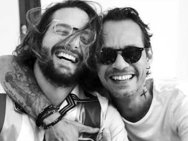 Maluma y Marc Anthony. Foto: Instagram @MarcAnthony