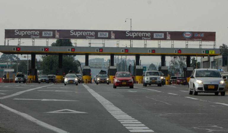 Imagen de referencia de peajes. Foto: Colprensa
