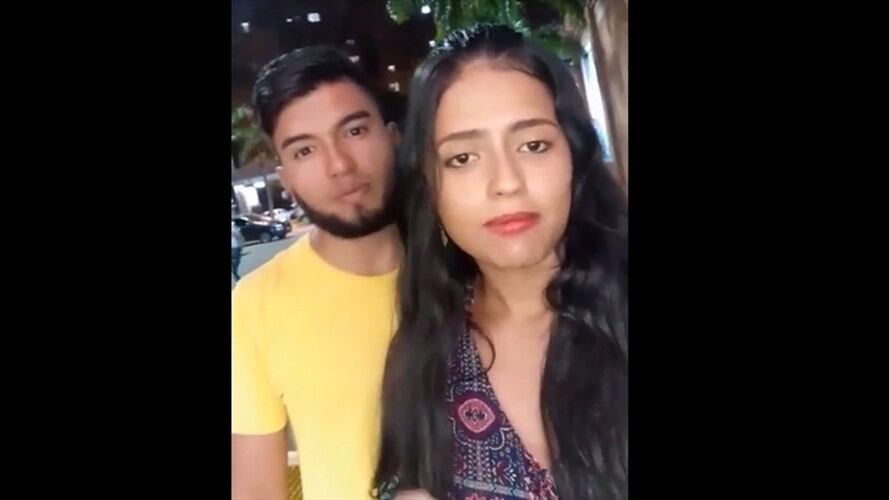 Pareja que fue grabada teniendo relaciones sexuales en Buga, Valle. Foto: Captura de video