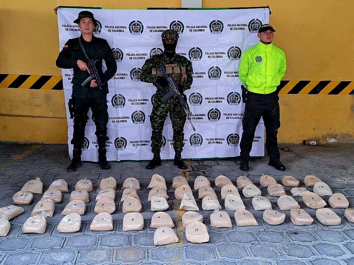 Cayó cargamento de heroína en Nariño