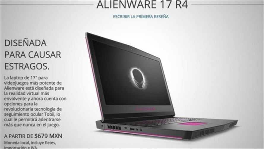 Dell ofreció gratis su computadora por error (a excepción de los gastos de envío). Foto: DELL, tomada de BBC Mundo.