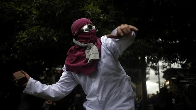 La Policía Nacional rechazó los señalamientos contra miembros de la institución que presuntamente habrían incitado y participado en los actos vandálicos que se produjeron el pasado 27 de septiembre. Foto: Colprensa