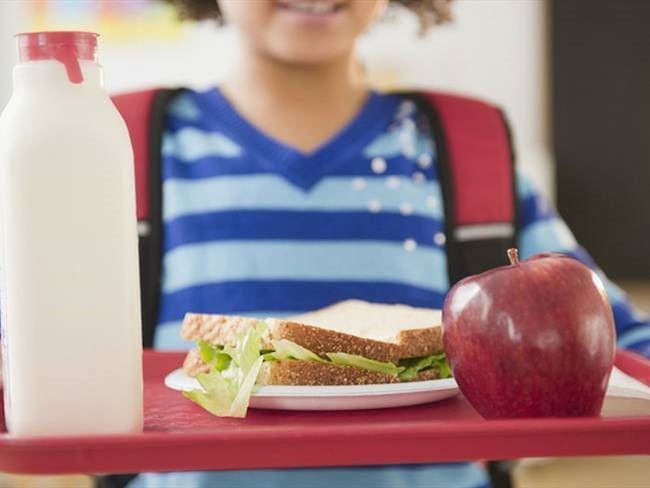 Imagen de referencia de alimentación escolar.  Foto: Getty Images